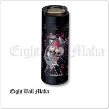 Eight Ball Mafia Billiards Pool Coin Holder  10 in QUARTERS or 34 DOLLAR Coins 