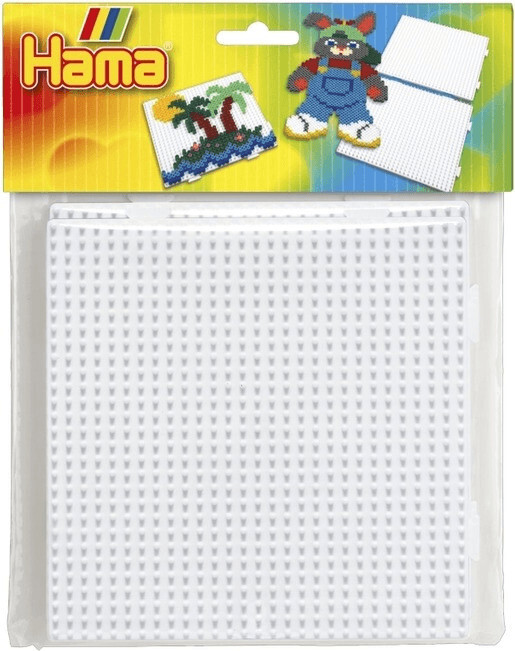 Hama Midi Stiftplatten 4458 Квадратная стойка для одежды Wei - 2 Stk - Neu 1390₽