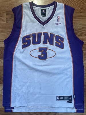 Stephon Marbury Authentic Phoenix Suns Men XXL White Clean Reebok
