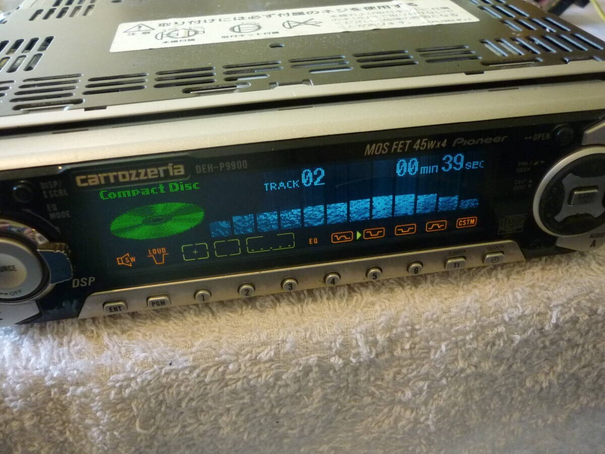 Pioneer Carrozzeria DEH-P9900 1DIN Car Audio CD DSP EQ SFC
