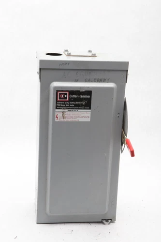 Cutler Hammer DG223NRB 100A Fusible Safety Switch Enclosure - GA4
