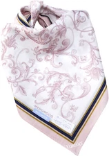 Wedgwood Japan Handkerchief Unicon Floral & Logo Easy Care Cotton Pink 50cm