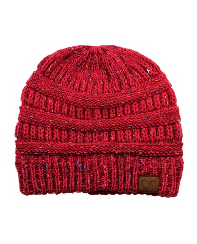 NEW! Genuine CC Beanie Colorful Confetti Soft Stretch Cable Knit Slouch Beanie - Picture 6 of 86