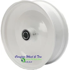 8" STEEL Rims for Wheelbarrow SOLID Tires