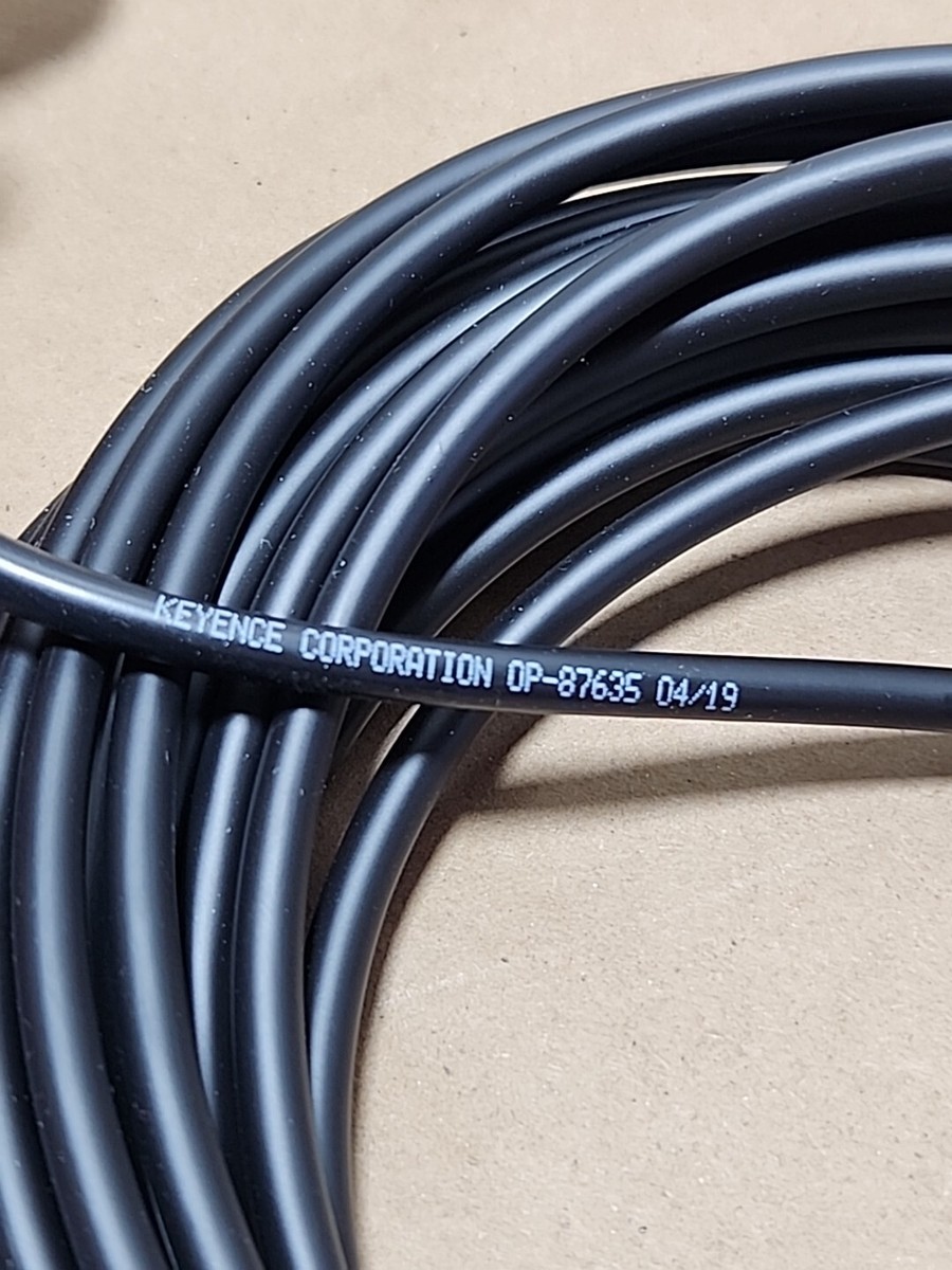 NEW* Keyence OP-87635 Laser Sensor Connector Cable M12 Straight +