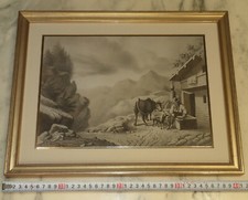 1870 CHALET JURA SUISSE VOSGES BEAU LAVIS Forêt Paysans Genève Montagne Dole 