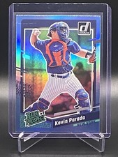 2023 Donruss Baseball Rated Prospect Kevin Parada 62 Holo Carolina Blue Mets 