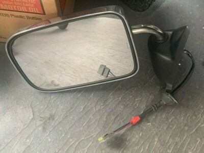 Left Driver Side Power Non-Folding View Mirror Chrome/Flat Black - Foto 6