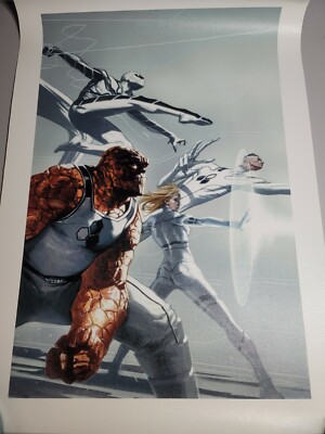 Marvel Fantastic Four 600 Cover Art Giclee on Canvas by Gabriele Dell'Otto Qart