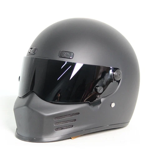 DOT Approved Fiberglass Motorcycle Helmet Full Face Racing Motorbike Helmets - Bild 4 von 9