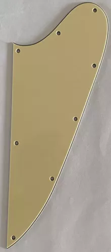 New 3 Ply Vintage Yellow For Gibson Firebird Style Blank Guitar Pickguard
