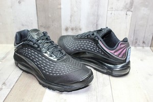 nike air max deluxe black & dark grey