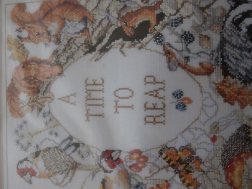 Craft Collection embroidery cross stitch kit Autumn Seasonal Sampler #83959 - Bild 2 von 5