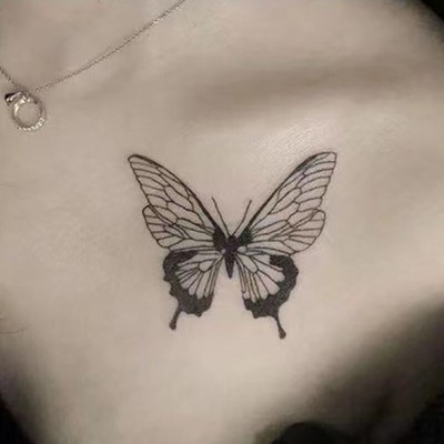 10pcs schöne Schmetterling Temporär Tattoo Hochwertige Transferaufkleber Fra:J~