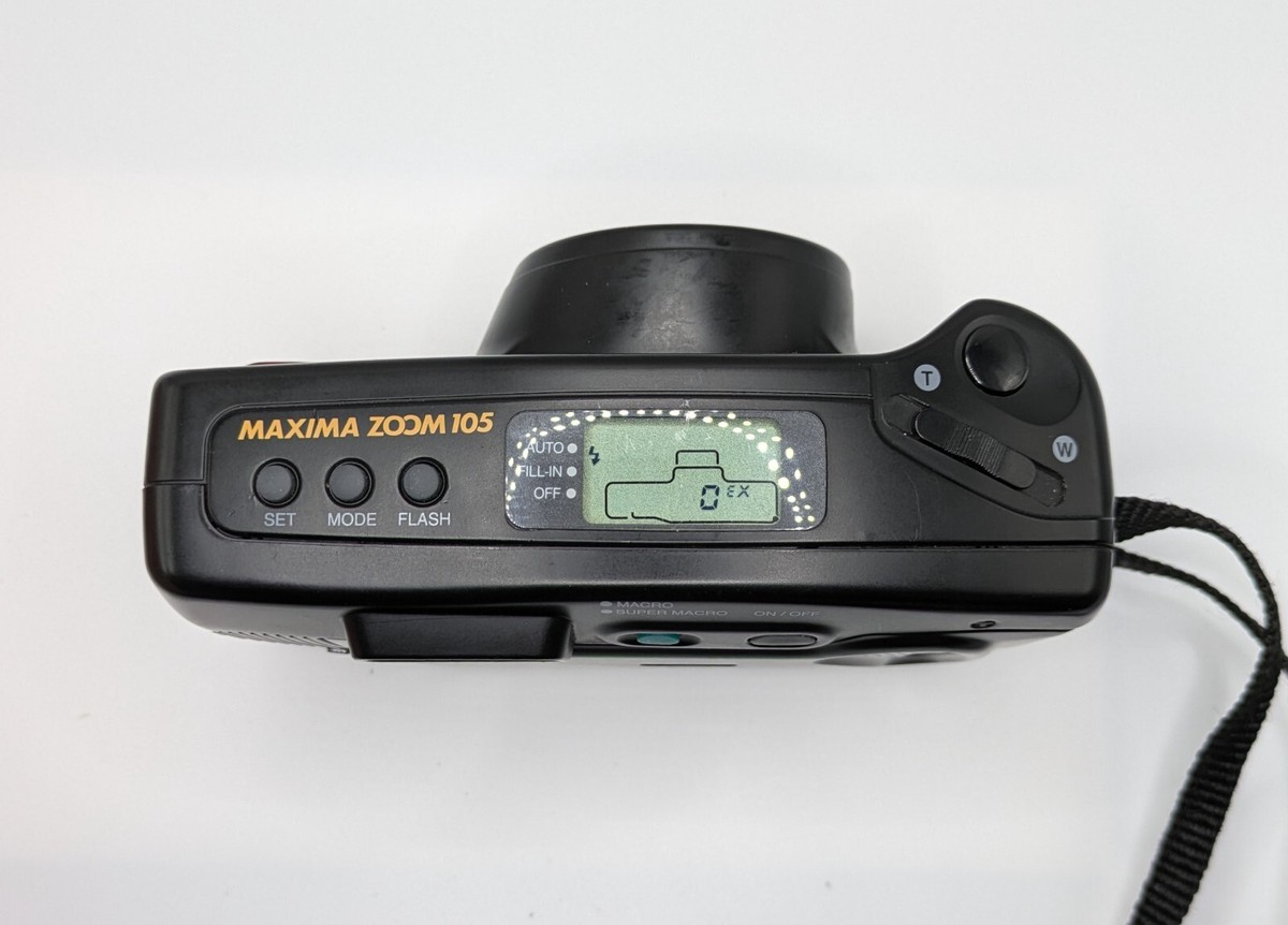 Samsung Maxima Zoom 105 Camera 38-105mm Super Macro 35mm Film