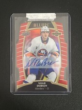 2019-20 Upper Deck Allure Noah Dobson RED RAINBOW AUTO Rookie 230/349 RC