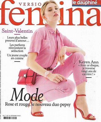 DAMENVERSION Nr. 1036 07.02.2022 Rosa & Rot Mode / Keren Ann / Valentinstag