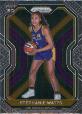 2021 Panini Prizm WNBA #98 Stephanie Watts Los Angeles Sparks Rookie