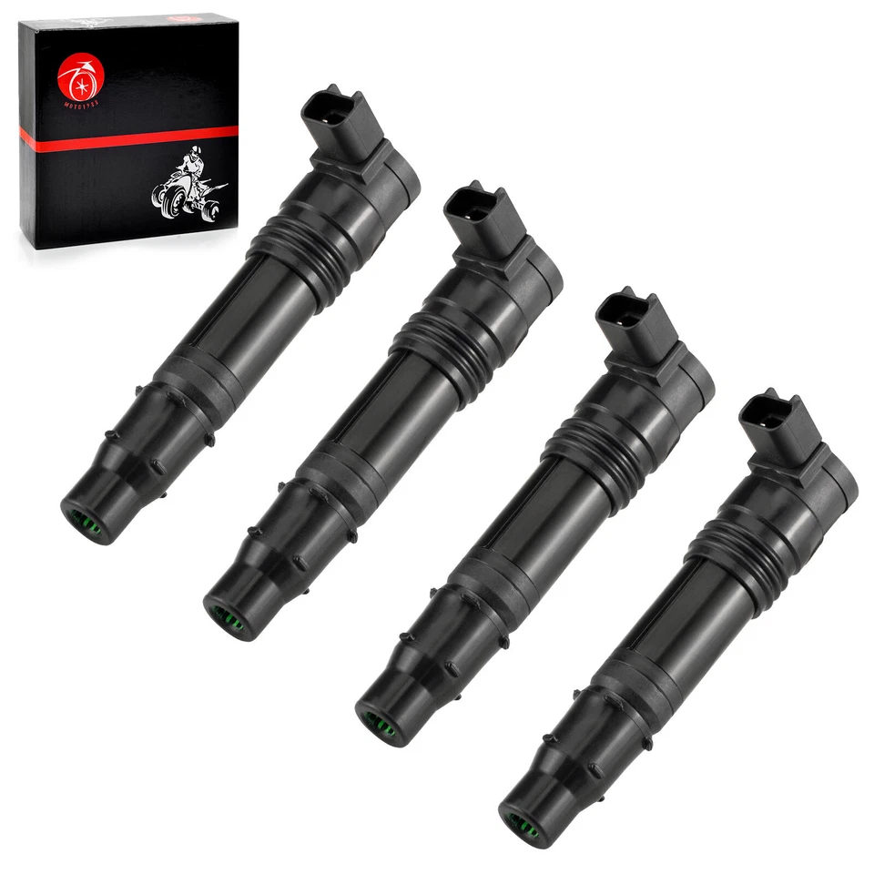 4 Ignition Coils for Kawasaki ZX1400 ZX1000 Ninja ZX-14 ZX-14R ZX14 ZX-10R 04-23 - Image 4 of 4