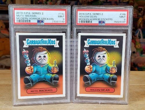 Mülleimer Kinder HOHL DEAN STUMM MICHAEL Myers PSA 9 80er Horror Halloween Menge - Bild 4 von 5