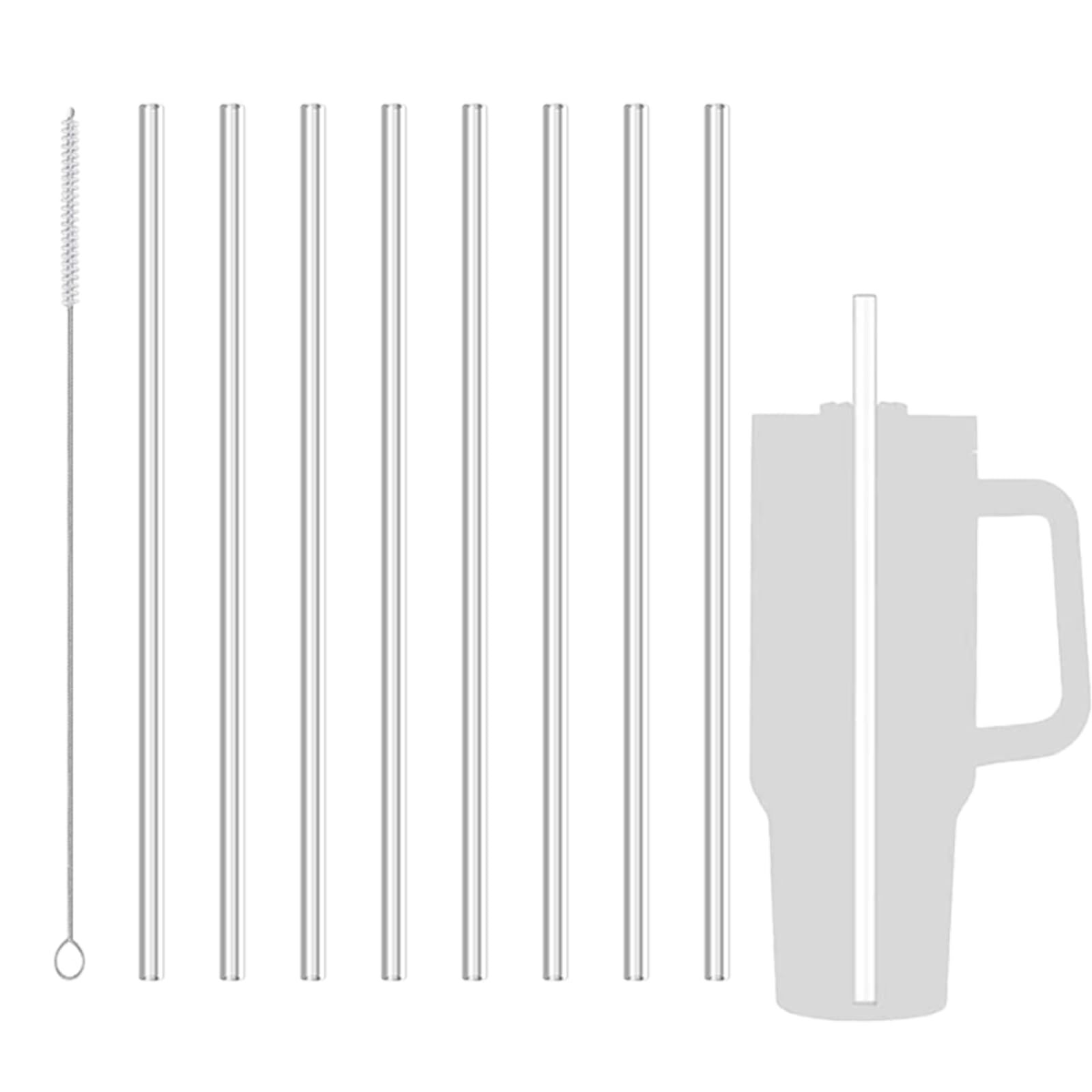 Silicone Straw Replacement for Stanley Cup 8 Pack Reusable Long Rubber Straw ...