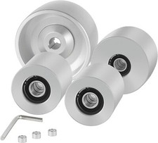 4pcs Belt Knife Grinder 2"x72" Wheel Set 4" Drive 5/8" Bore 3" Track 2" Idler