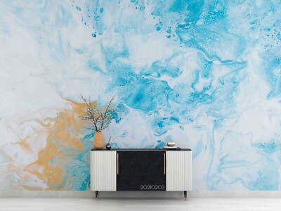 3D Blue White Texture Abstract Wallpaper Wall Murals Removable Wallpaper 11