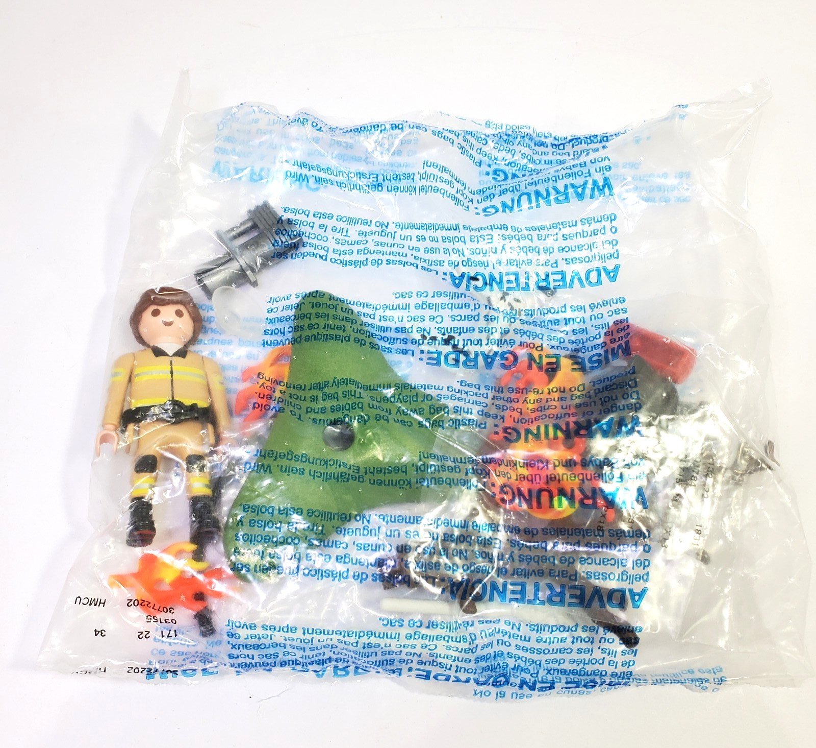 Playmobil Add On Fire Brigade Captain Dog Flame New Factory 