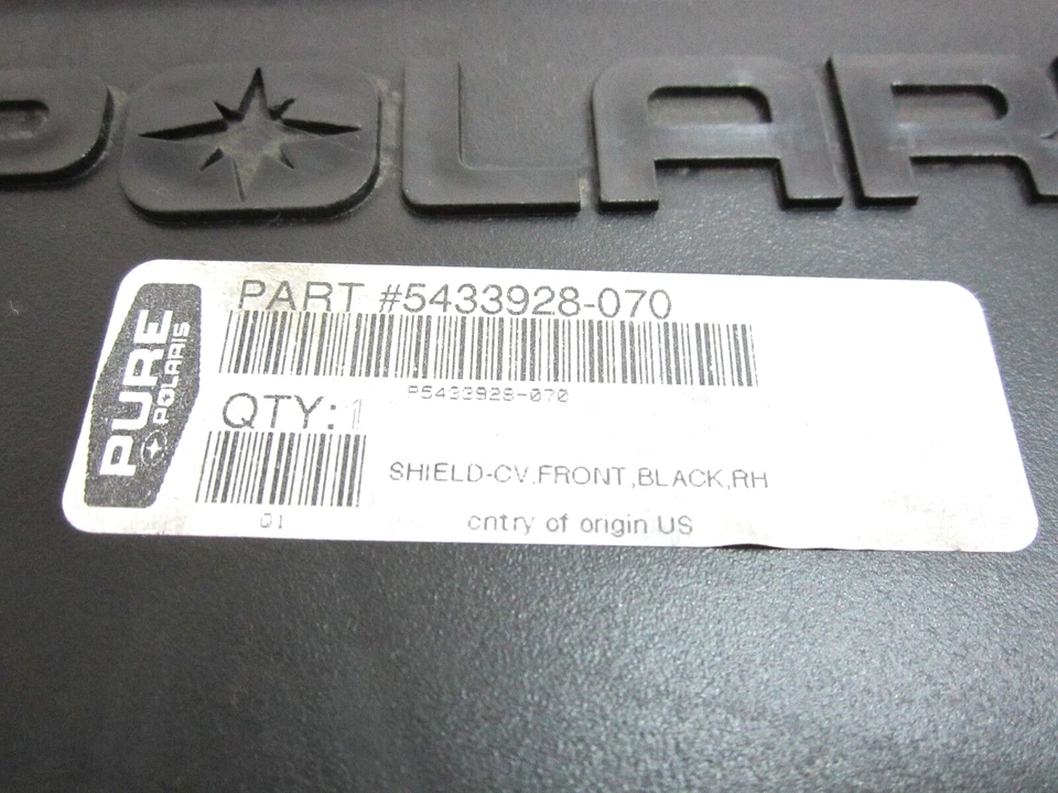 OEM Polaris Magnum ATV Pro Right Front CV Shield Black 5435029-070 , 5433928-070 - Image 3 of 3