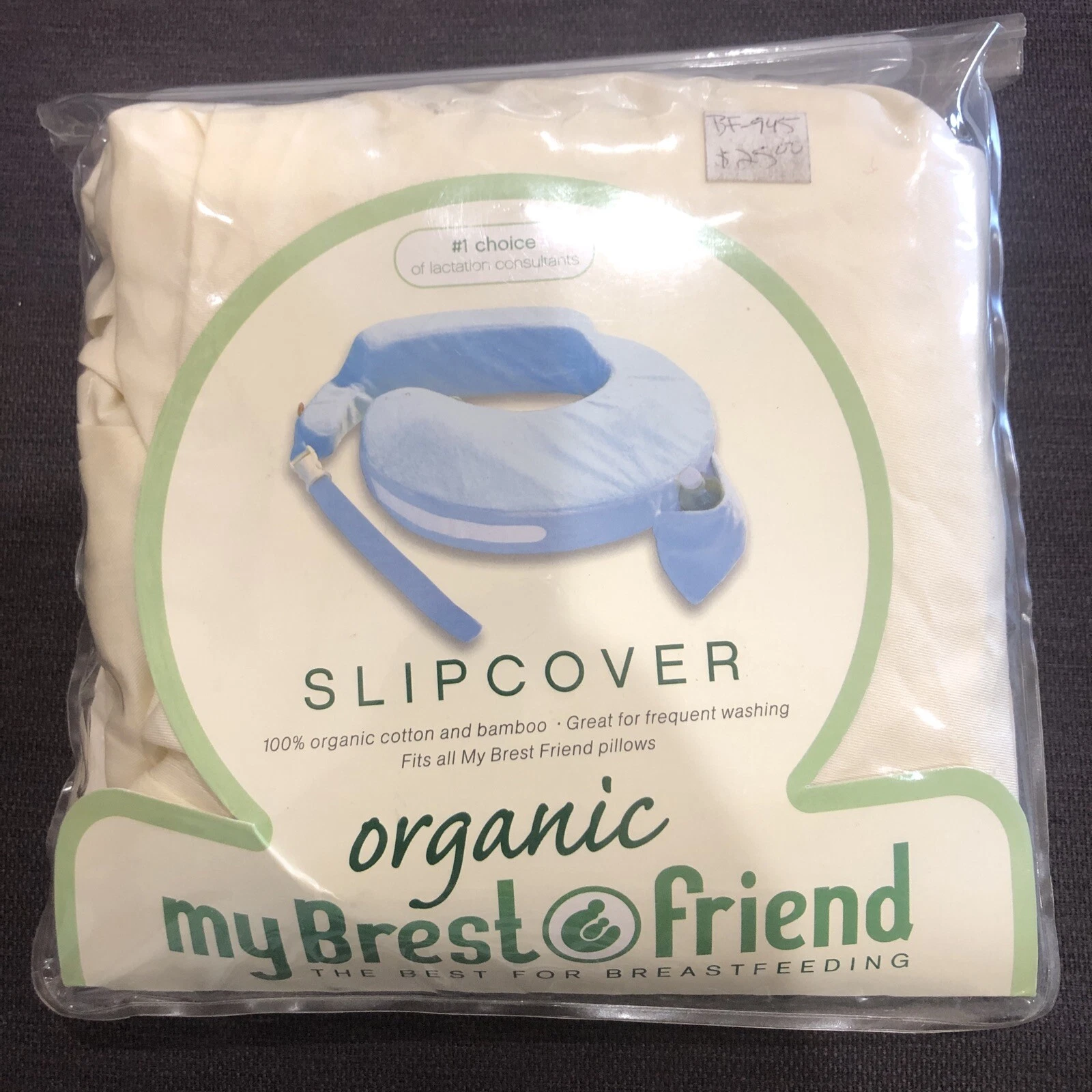 My Brest Friend Nursing Pillow Deluxe Slipcover Case Only – Cream White
Opens in a new window or tab