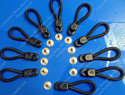 Ultimate Bungee Loop Fitting Kit 80mm - 10 Pack - Loops, Rivets - Foto 9
