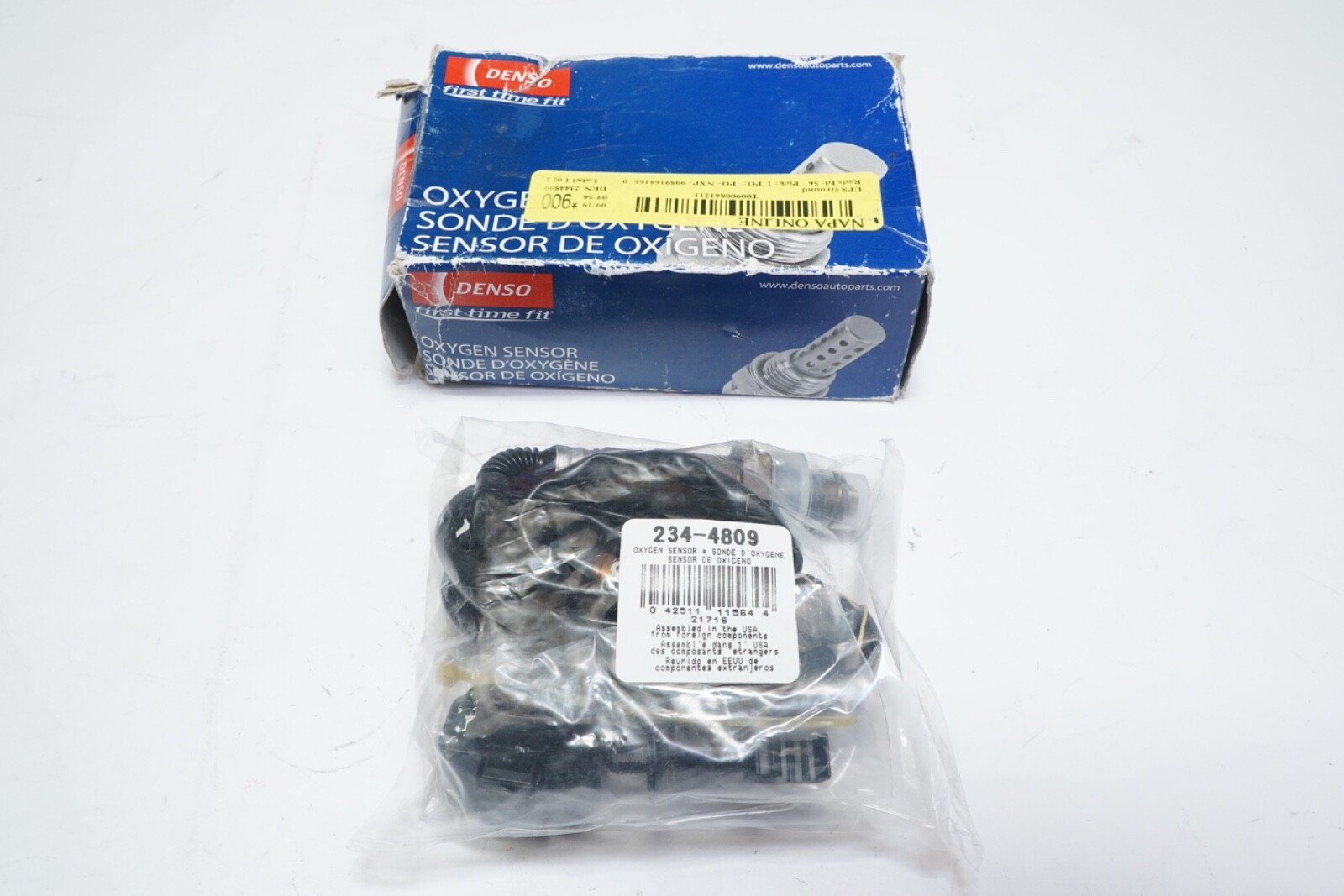 New Denso Oxygen Sensor for Volkswagen Audi Bentley Porsche Golf A8 o2 2344809
