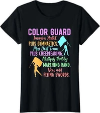 Color Guard Member Color Guard Team T-Shirt Women--