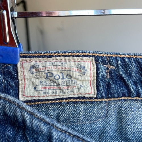 Polo Ralph Lauren Women Astor Boyfriend Sashiko Repair Denim Size 28 - Picture 11 of 14