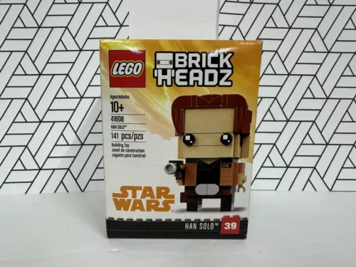 LEGO BrickHeadz Han Solo 2018 (41608) Building Kit 141 Pcs Retired. GR2