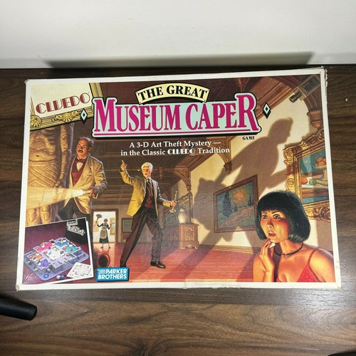 Rare Vintage CLUEDO THE GREAT MUSEUM CAPER Board Game Parker Brothers
