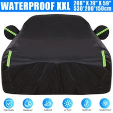 Full Car Cover Outdoor Waterproof Sun All Weather Protection 190T 530x200x150cm