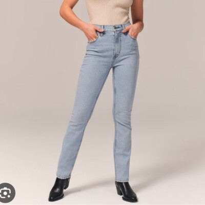 Abercrombie & Fitch 90 s slim straight curve love 26