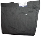 Hart Schaffner Marx Dress Pants 34R Med Gray New York Fit Stretch Wool Blend NWT