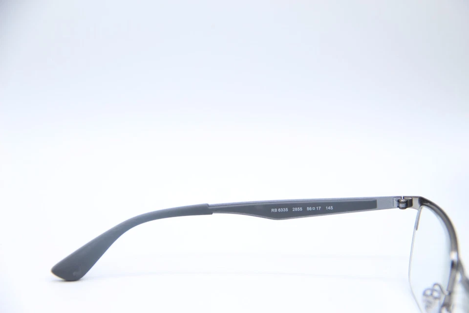 RAY-BAN RB 6335 2855 GUNMETAL GREY AUTHENTIC FRAMES EYEGLASSES 56-17 - Image 3 of 4