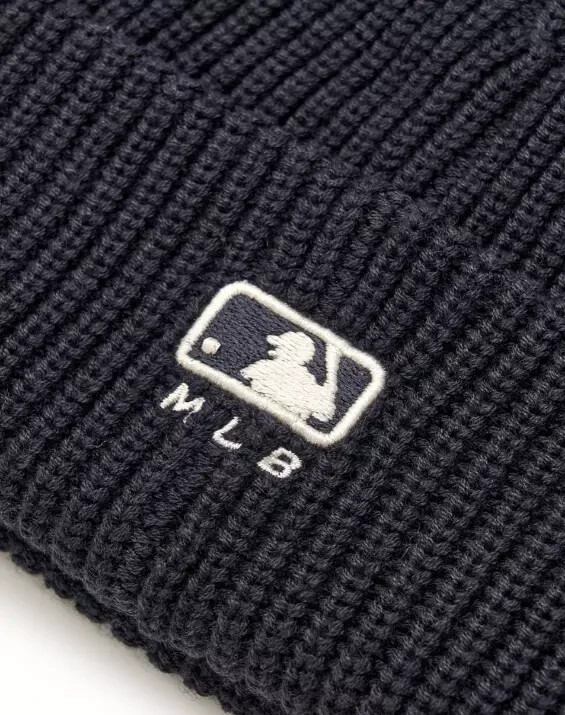 キャップ MLB Korea Varsity Culsive Mid Beanie NY Black 3ABNVM146-50BK BEANIES - MLB KOREA