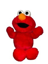 1995 TICKLE ME ELMO Plush Stuffed Talking Toy Doll TYCO Jim Henson Sesame Street