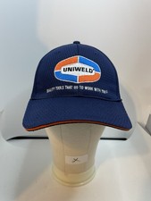 Uniweld Hat Smartech One Size Logo Hat Tools Blue Stretch band