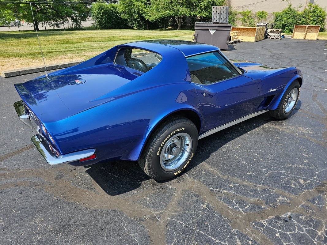 1973 Dark Blue Metallic Chevrolet Corvette   | C3 Corvette Photo 10