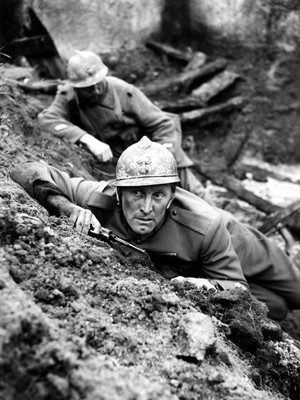 Wall Photo Paths Of Glory, Kirk Douglas, In The Trenches, 1957, 12'' x 16''