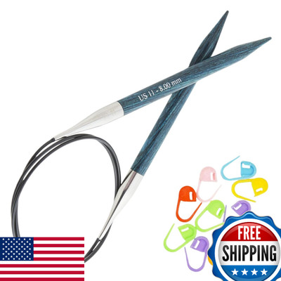 KnitPro Dreamz Circular Knitting Needles 40'' (100cm) Size 11 (8mm) + Markers