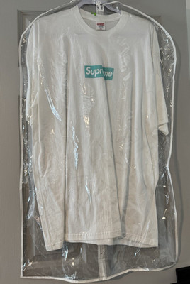 Supreme x Tiffany & Co. White Box Logo Short Sleeve Crew Neck Cotton Jersey 2XL