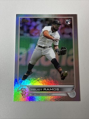 2022 Topps Update Series - Heliot Ramos #US154 Rainbow Foil (RC)