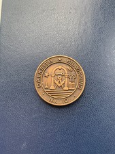 Lodge Dalkeith Kilwinning 10 Millennium  Scottish Masonic Token Penny Coin 