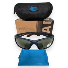Costa Del Mar Jose PRO Sunglasses Matte Dark Blue Gray Polarized Glass w/case